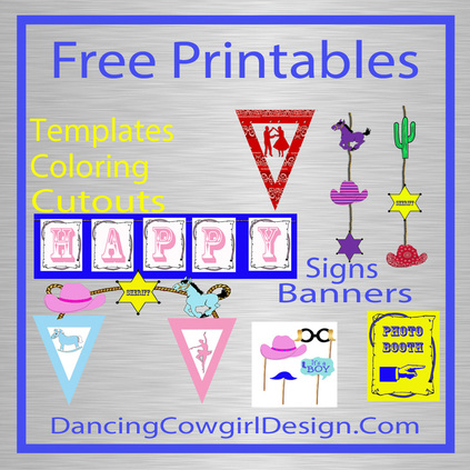 free printables at dancing cowgirl design