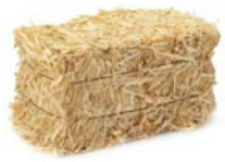 Hay bale for crafts