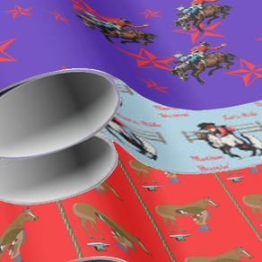 rodeo wrapping paper