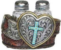 western salt and pepper shakers