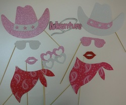 cowgirl party photo props