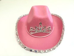 cowboy hat for girls pink