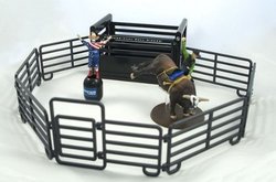 bull riding toy set