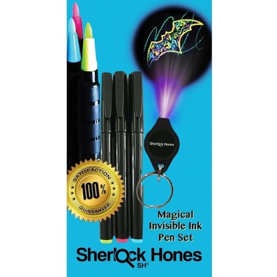 invisible ink pen with black light