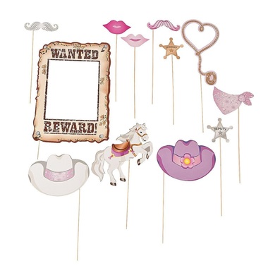 cowgirl party photo booth props