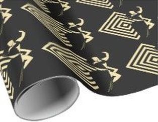 dance gift wrapping paper
