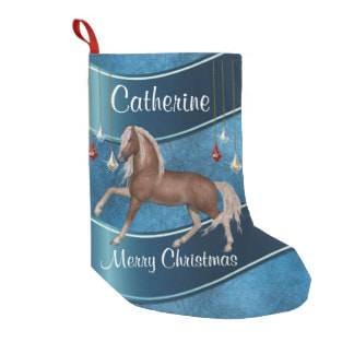 Christmas stocking with horse