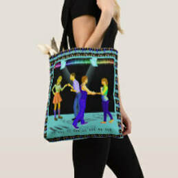 dancer tote bag