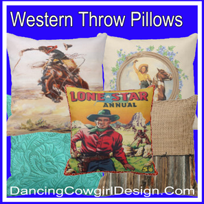 western throw pillows