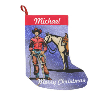 cowboy Christmas stocking