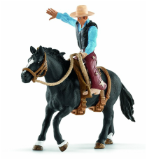 bronc rider rodeo toy