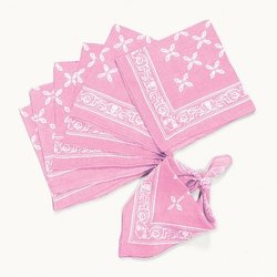 pink bandanas
