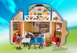 Playmobile horse stable
