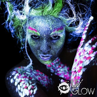 glow in the dark face and body paint ideas