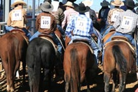 Cowboys at rodeo