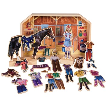 COWGIRL RODEO TOY DOLL PLAY SET