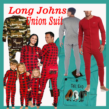 Long Johns, Thermal Underwear, Union Suit