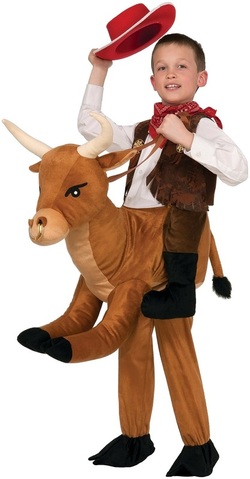 bull and rider costume