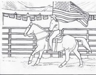 Rodeo Coloring Pages - Free Printables Cowboys And ...