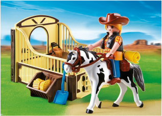 Playmobile rodeo cowgirl