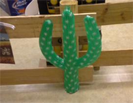 western party decorations cactus