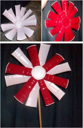 DIY Mini Red Solo Cup Party Lights