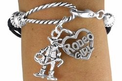 rodeo girl charm bracelet