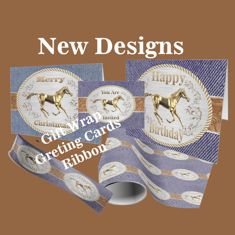 western greeting cards and wrapping paper