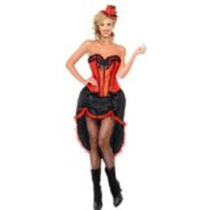 red cabaret costume