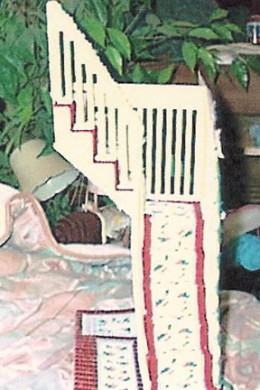 lastic canvas stairway