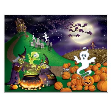 Halloween photo backdrop