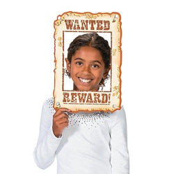 wanted sign photo prop