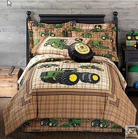 John Deere Tractor print bedding set