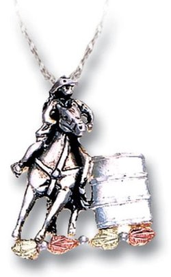 barrel racer necklace