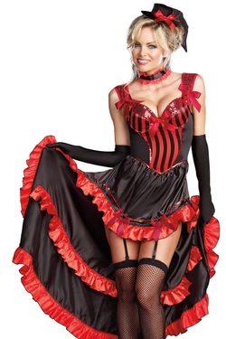 Can-Can dancer costume
