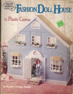 plastic canvas doll house pattern for sale
