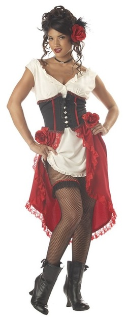 saloon girl or beer wench costume
