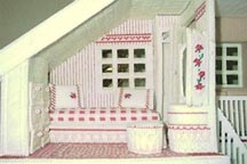 plastic canvas doll ouse bedroom