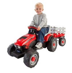 Red Case tractor for kids