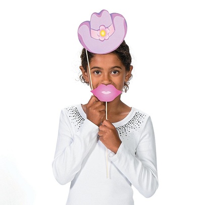 cowgirl party photo props