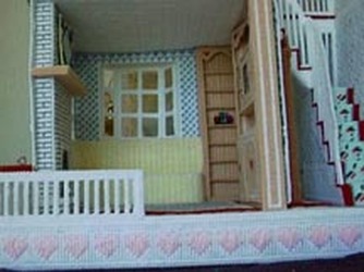 plastic canvas doll house