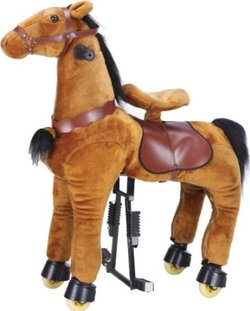 horse toy with wheels