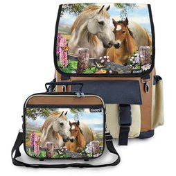 horse theme backpack