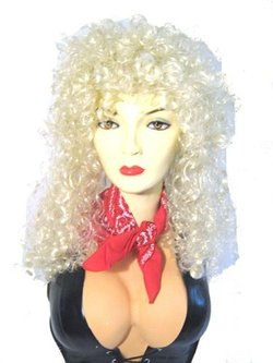dolly parton wig and boob costume set