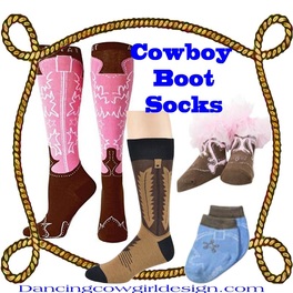 cowboy boot socks mens