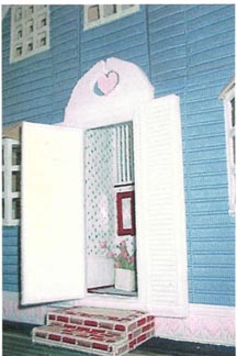 plastic canvas doll house sewing by dancing cowgirl design