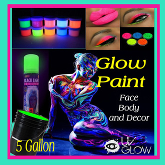 Glow In The Dark Paint  Neon Paint - DANCING COWGIRL DESIGN