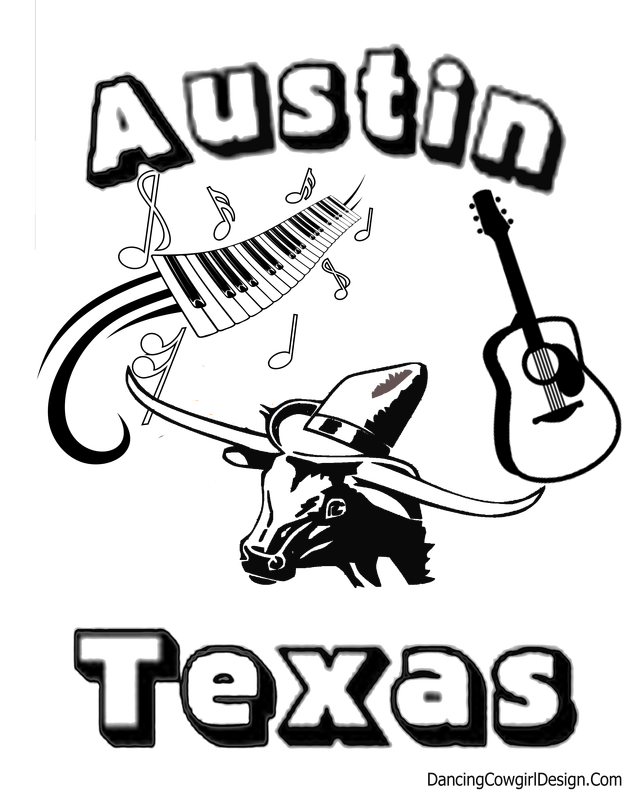 Texas coloring page
