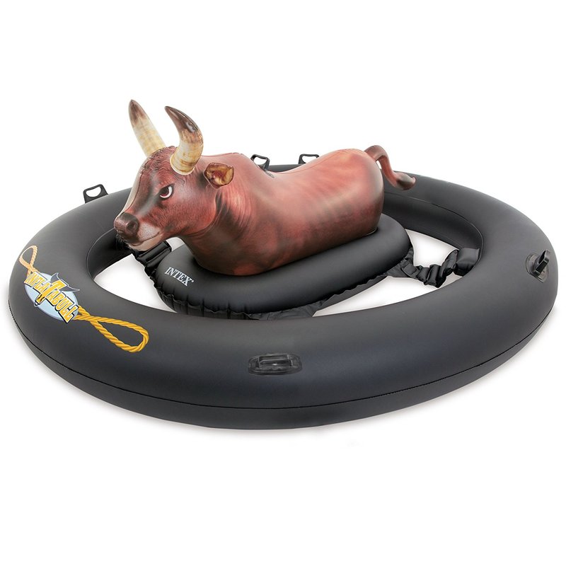 inflatable bull riding water toy