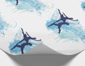 ballet dance gift wrapping paper